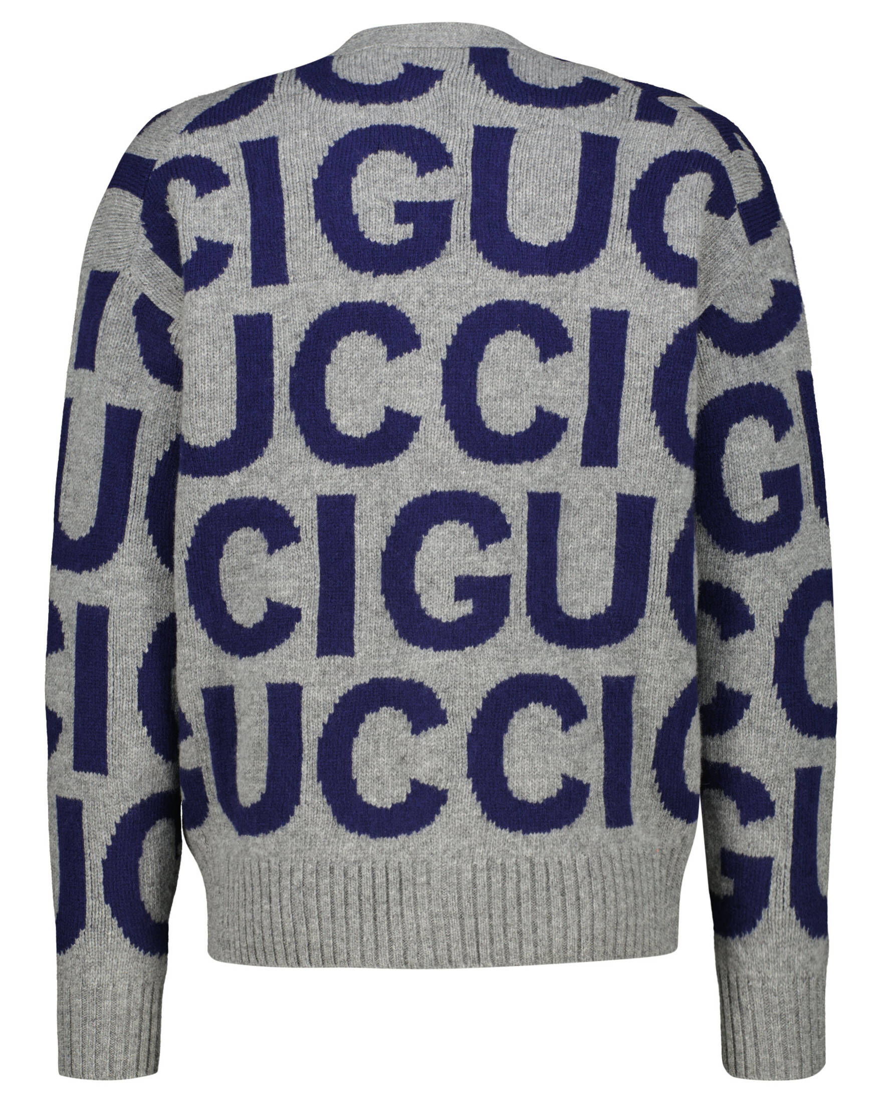 Gucci| Herren Strickjacke aus Wolle mit Logo-Intarsie
