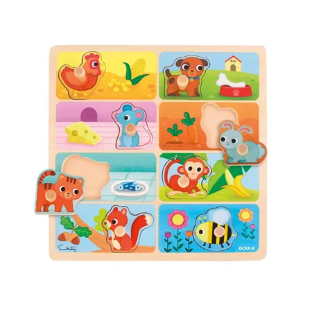 Jumbo Spiele GOULA Mein Lieblingsessen-Puzzle