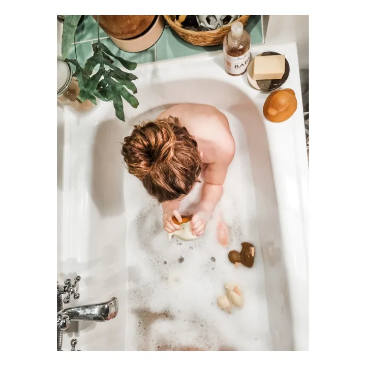 Hevea Jouet pour le bain upcyclé - Canard | Sable