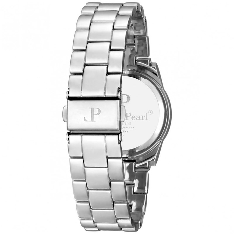 Montre Femme LOUISE PEARL Ornée de Cristaux Swarovski bracelet Acier Argenté