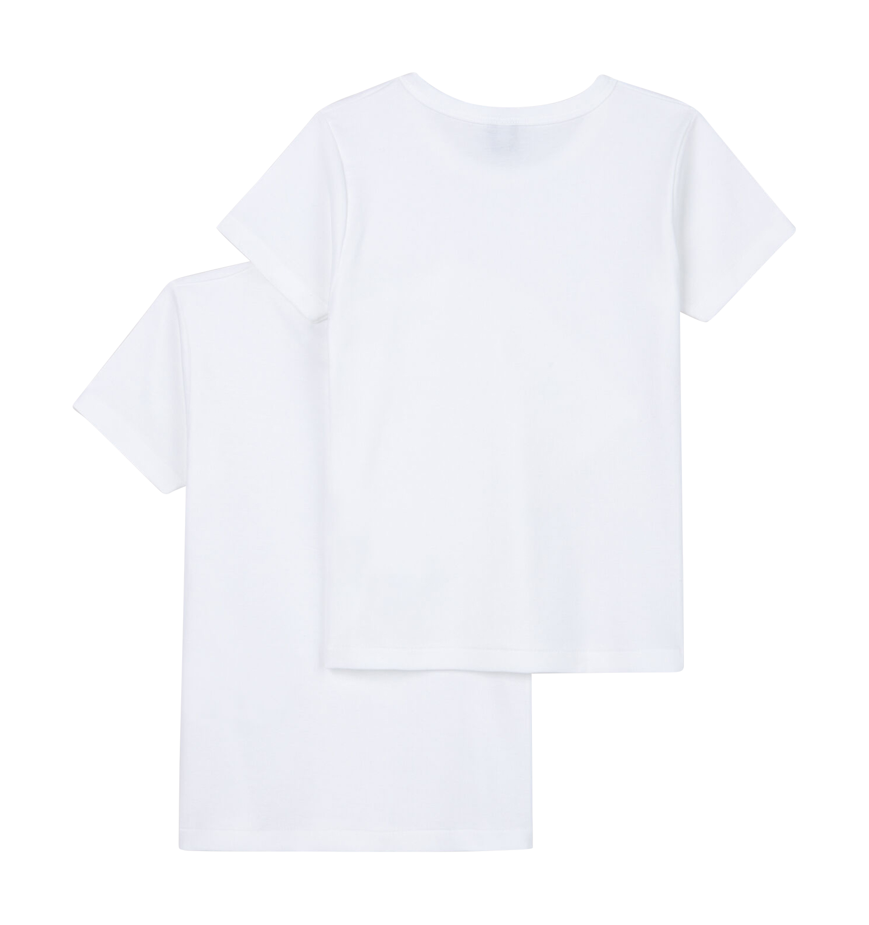 Lots de 2 tee-shirt manches courtes en coton| Multicolore