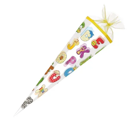 Nestler Schultüte ABC 85 cm eckig