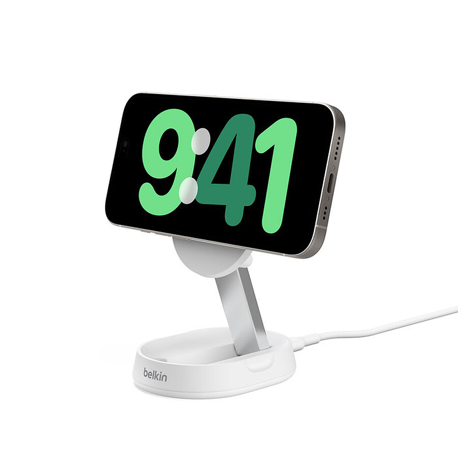 Belkin BoostCharge Pro Qi2 15W Blanc (chargeur inclus)