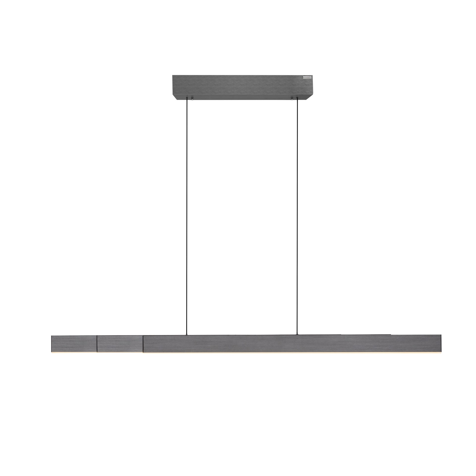 Paul Neuhaus LED Balkenpendel PURE-MOTO-RISE 3-flg grau eloxiert