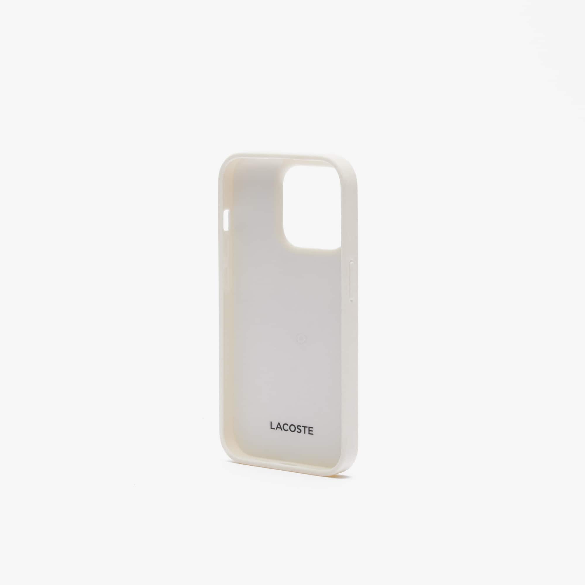 Coque iPhone 15 Pro The Blend imprimé crocodile Coques iPhone - Blanc - Lacoste - Unisex
