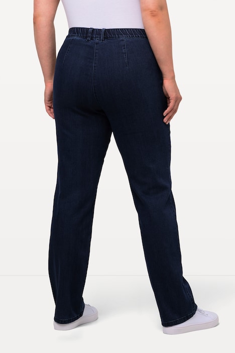 Jeans Mony, konisches Bein, Reißverschlusstaschen
