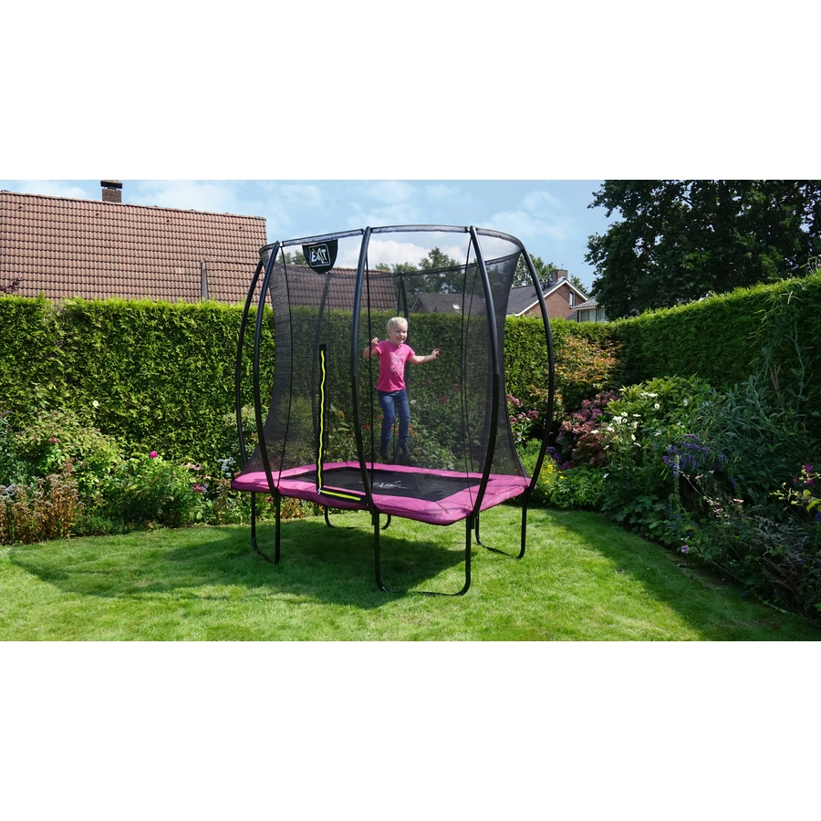 EXIT Silhouette Trampolin 153 x 214 cm, rosa