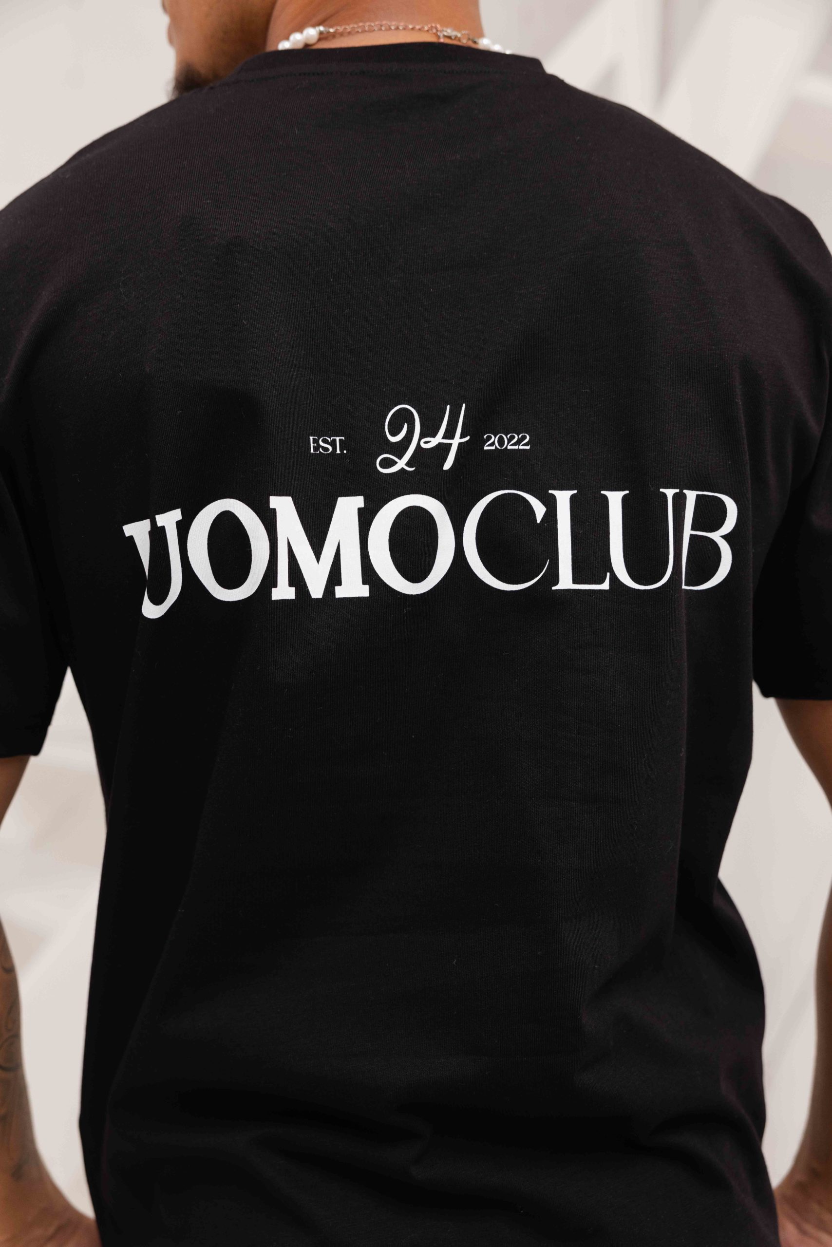 24 Uomo Club T-shirt Heren Zwart