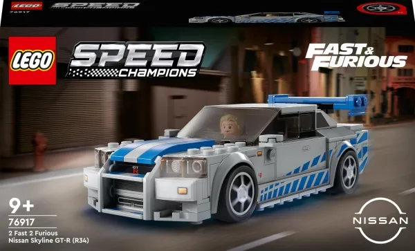 LEGO Speed Champions 76917 2 Fast 2 Furious Nissan Skyline GT-R (R34)