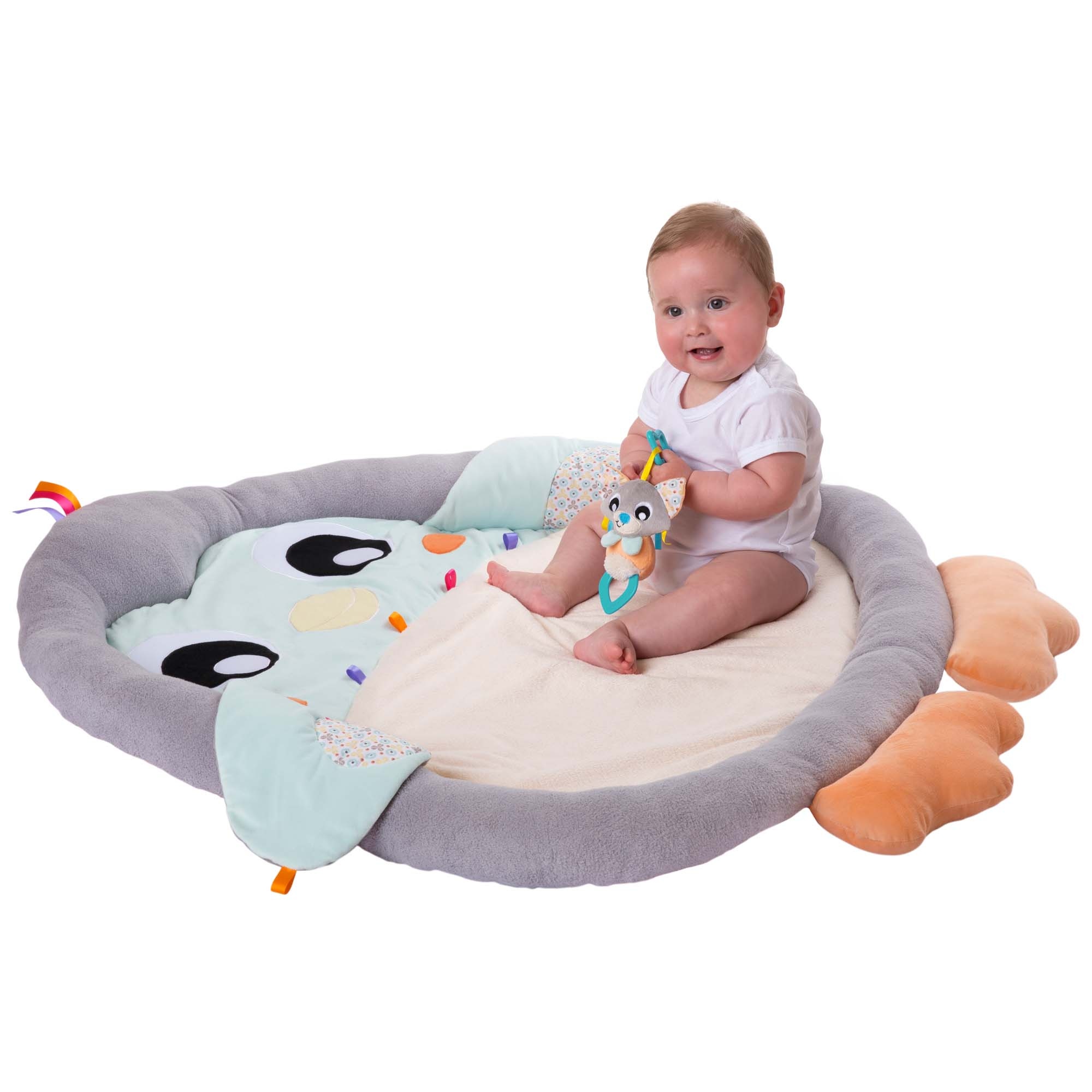 Playgro snuggle me penguin tummy time gym multi