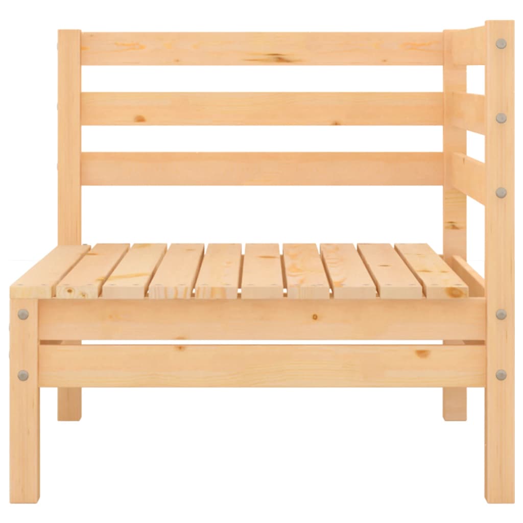 Salon de jardin meuble d'extérieur ensemble de mobilier 4 pièces bois de pin massif