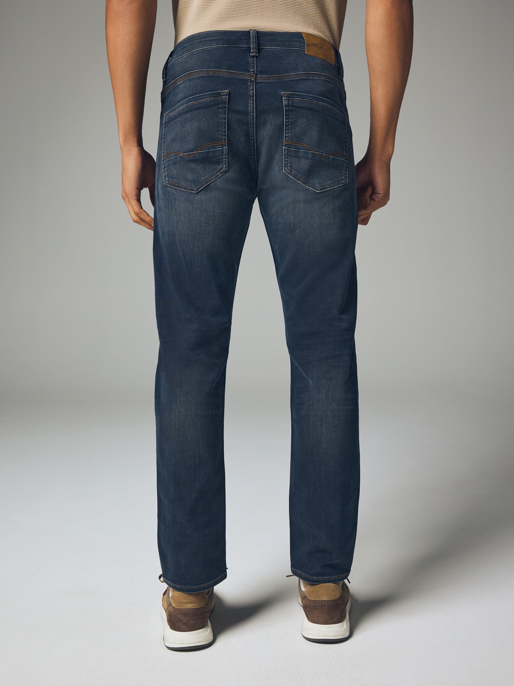 Blauwgrijs vintage - Slim Fit - Comfortabele stretchjeans