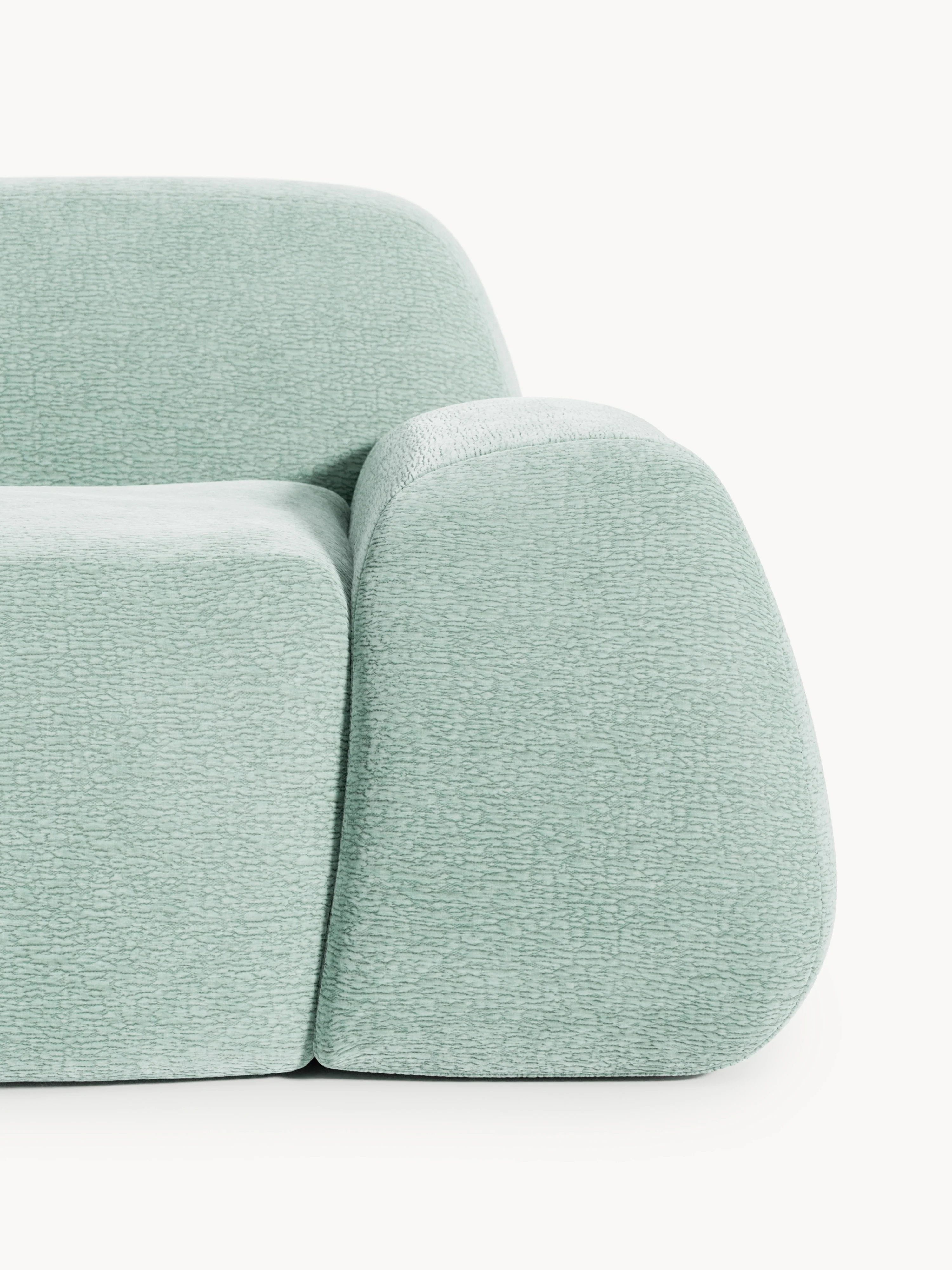 XL modulaire hoekbank Wolke met chaise longue