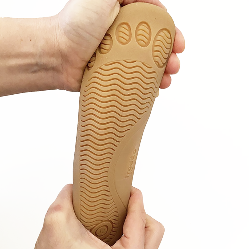 Froddo Froddo Barefoot Cuir Velcros Cognac