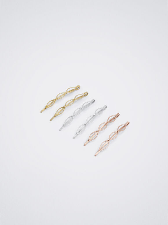Conjunto de Presilhas Metálicas para Cabelo - Multicor