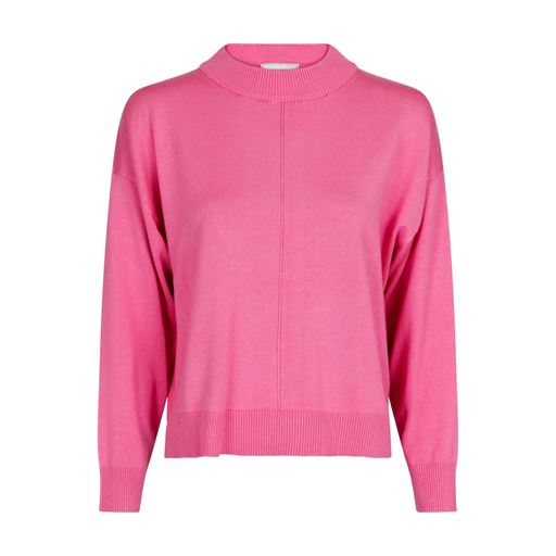 Neo Noir Binni Solid Striktrøje, Pink, 42