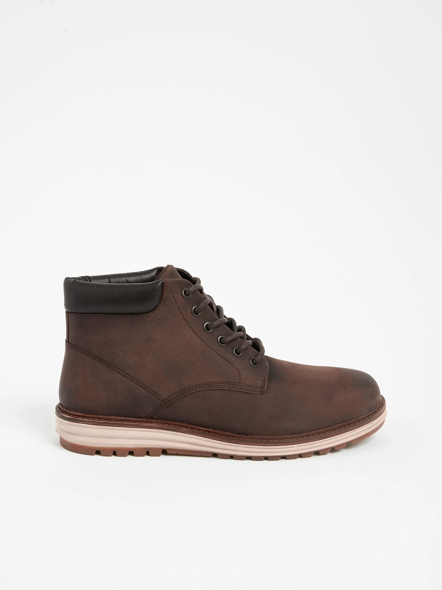 Bruin - Leren hoge schoenen
