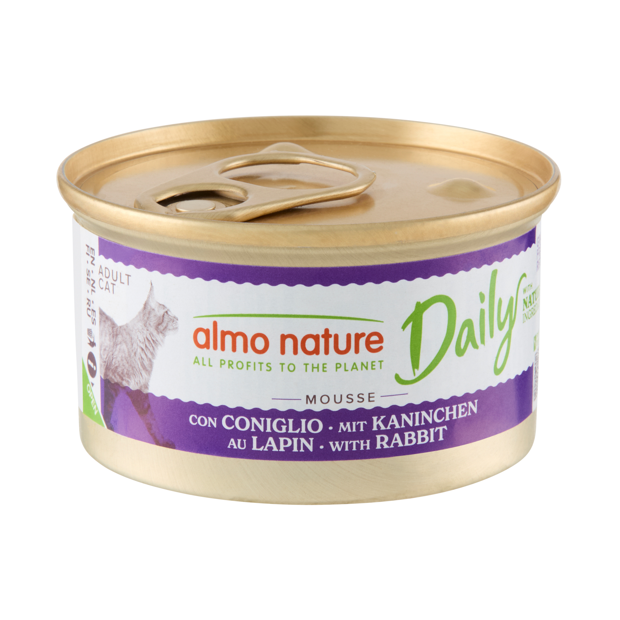 Almo Nature Daily Menu Mousse Kattenvoer - Blik - Konijn