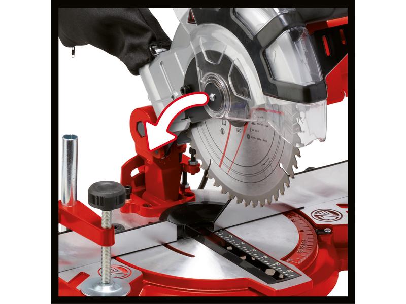 Einhell Kapp- und Gehrungssäge TC-MS 2112 Leistungsstarke Tischsäge mit staubgekapseltem Motor