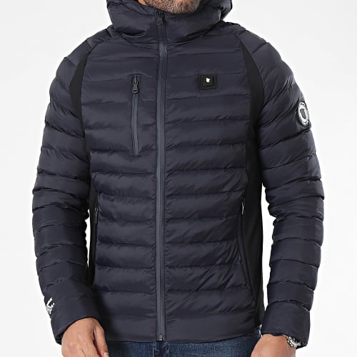 Doudoune Chauffante Capuche Meribel Bleu Marine