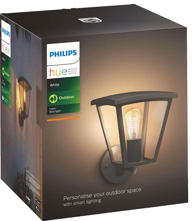 Philips Hue Inara W væglanterne (sort)