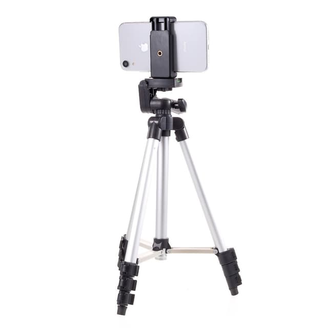 Tripod Holder med Telefonklemme, Klemmebredde: 57-83 mm