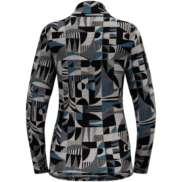T-shirt thermique ODLO BL TOP TURTLE NECK L/S HALF ZIP HERITAGE W MERINO HERITAGE