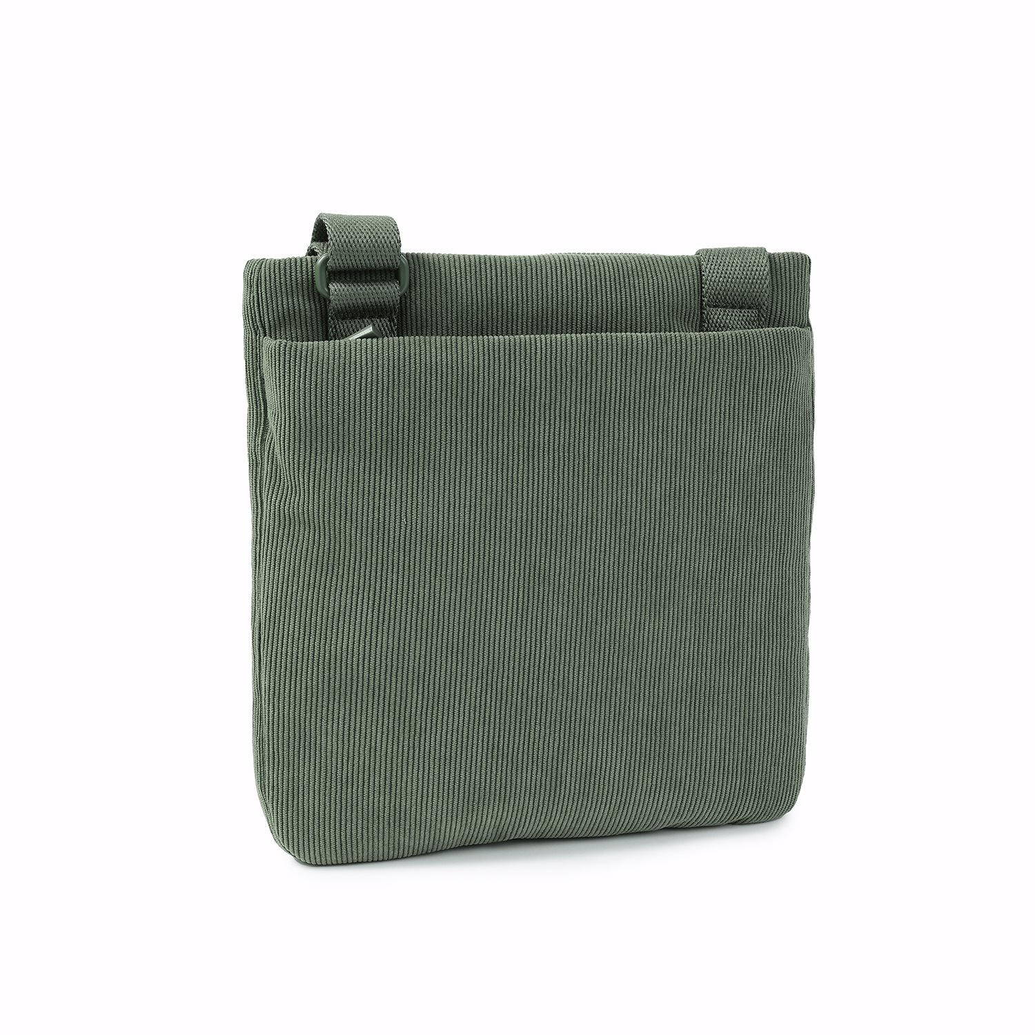 Hedgren Leonce RFID Small Vertical Crossover corduroy duck green