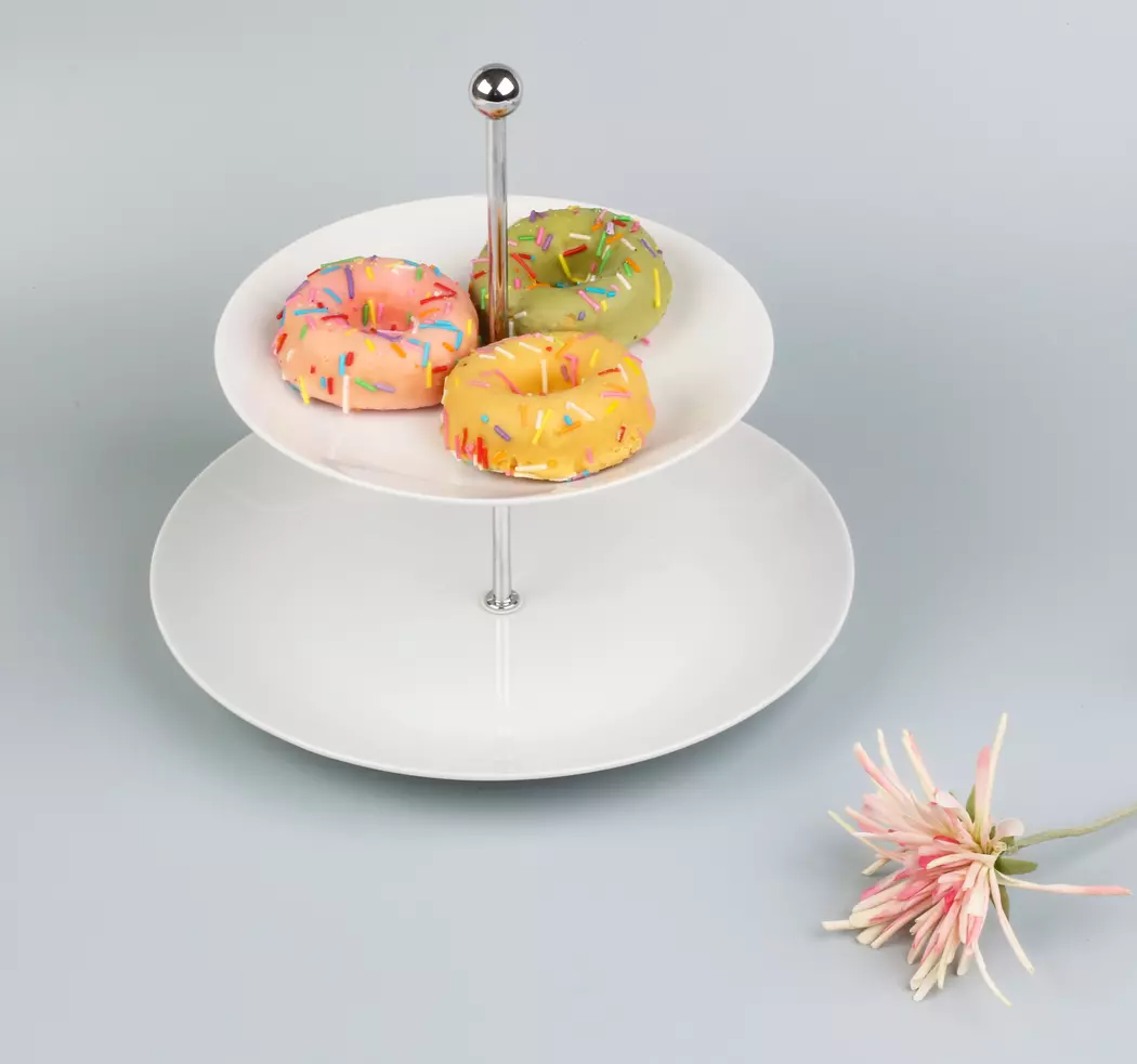2-stöckige Etagere 25 cm
