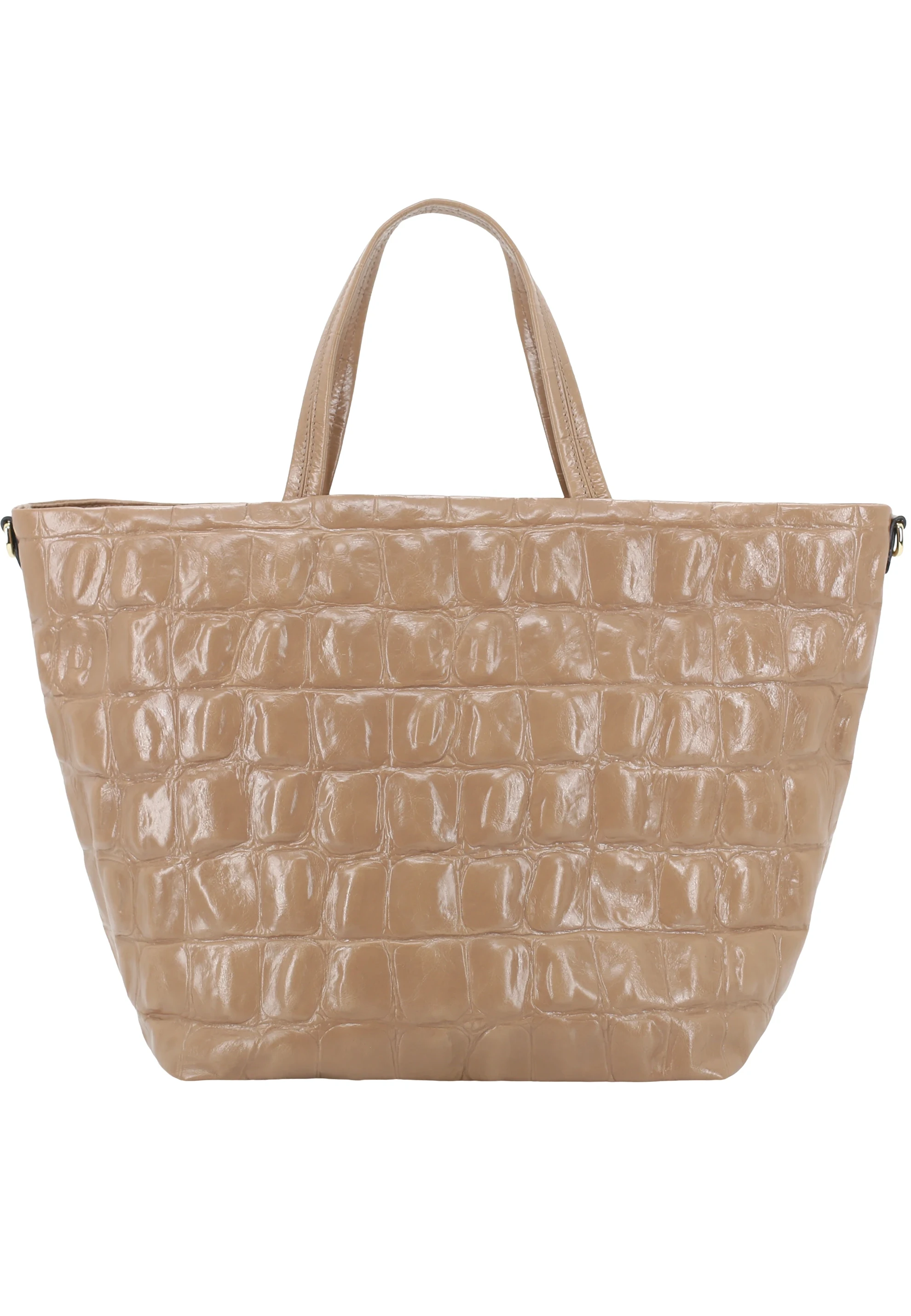 shopper ALBA Leather Maxxi Cocco Standard
