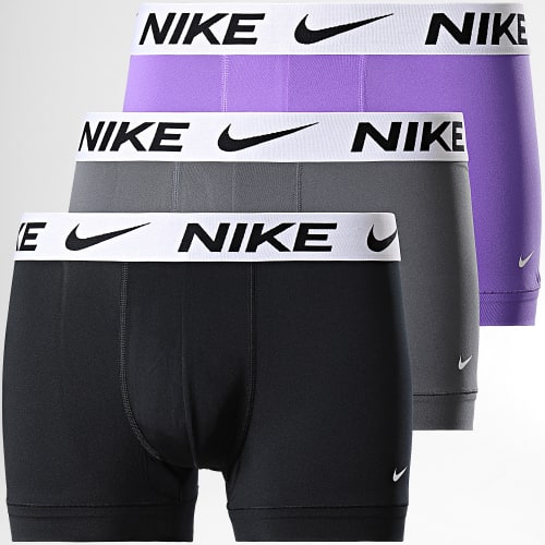 Lot De 3 Boxers Dri-Fit Essential Micro KE1156 Noir Gris Violet