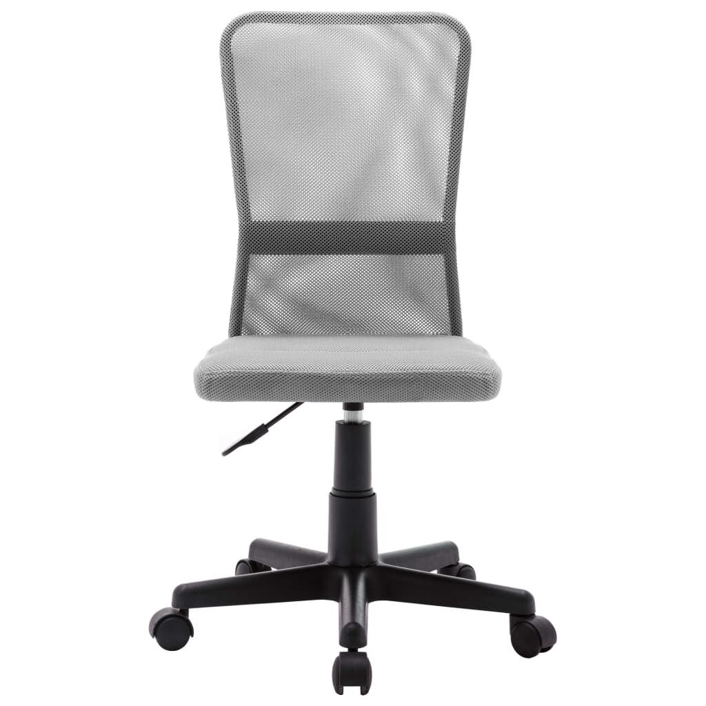vidaXL Bureaustoel, grijs, 44x52x100 cm, met mesh
