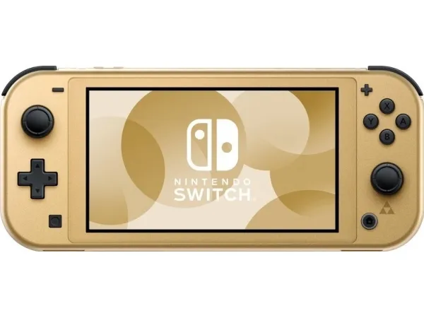 Nintendo Switch Lite - Hyrule Edition - håndholdt spillekontrolenhed - guld - med Nintendo Switch Online   Expansion Pack 12-måneders medlemskab
