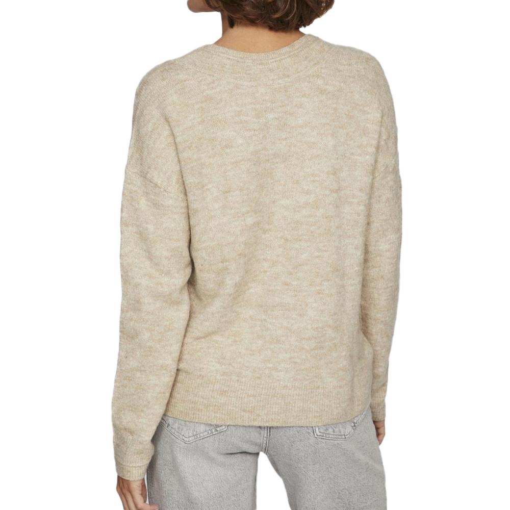 Vila Gilet Beige Femme Vila Vima