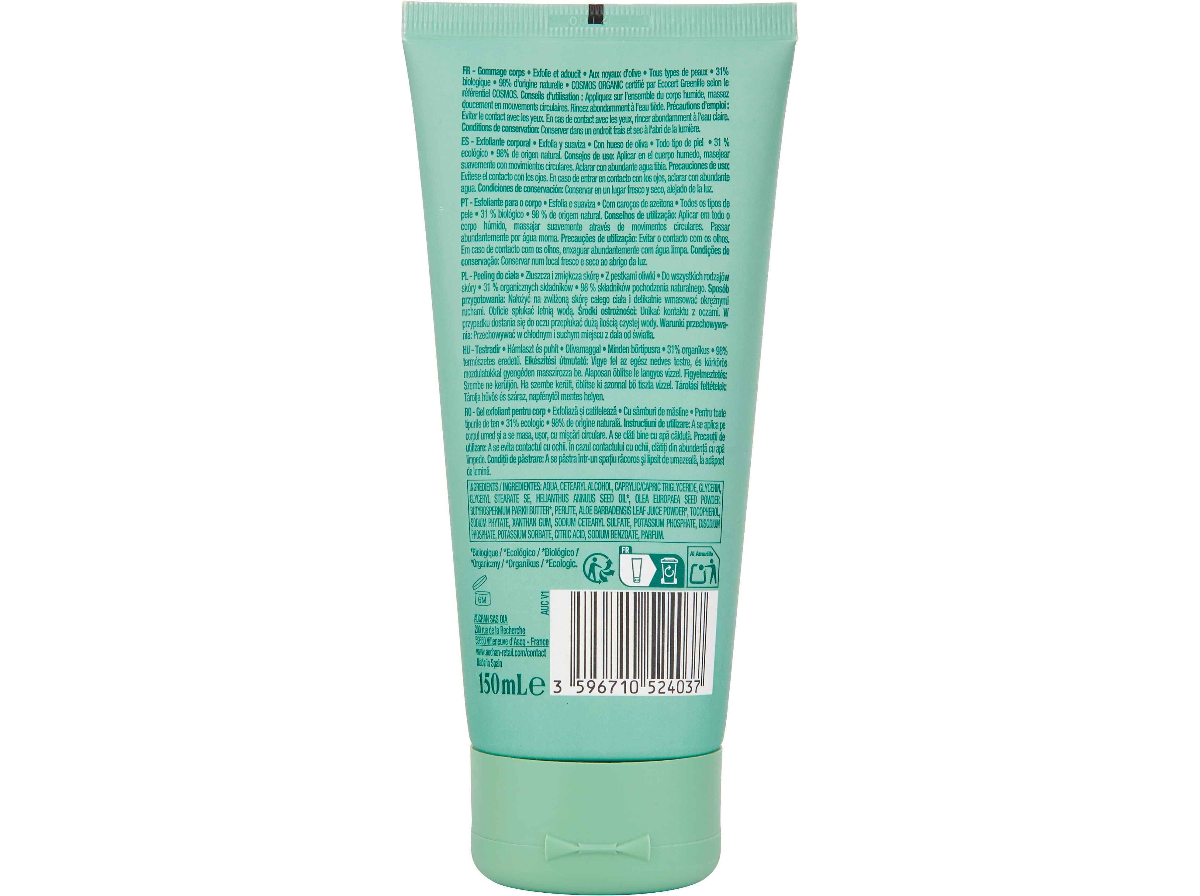 ESFOLIANTE CORPORAL COSMIA BIO ESFOLIA E SUAVIZA 150ML
