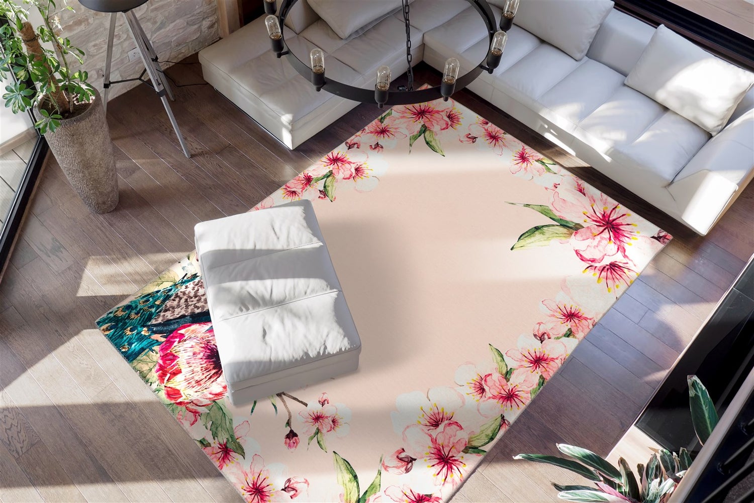 Platgeweven vloerkleed Elysian, kleurrijk, modern, 80 x 150 cm