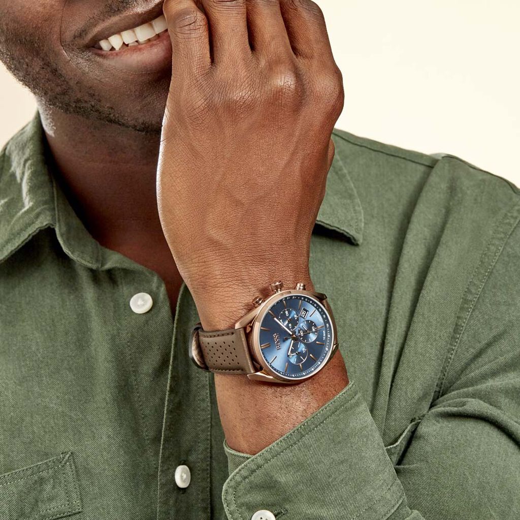 Montre Boss Champion Bleu