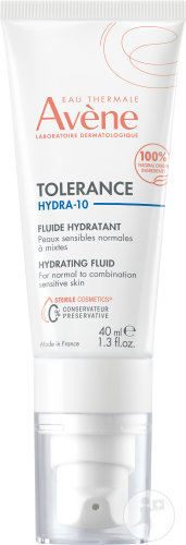 Avène Tolérance Hydra 10 Fluide Hydratant Peau Sensible Normale À Mixte 40ml