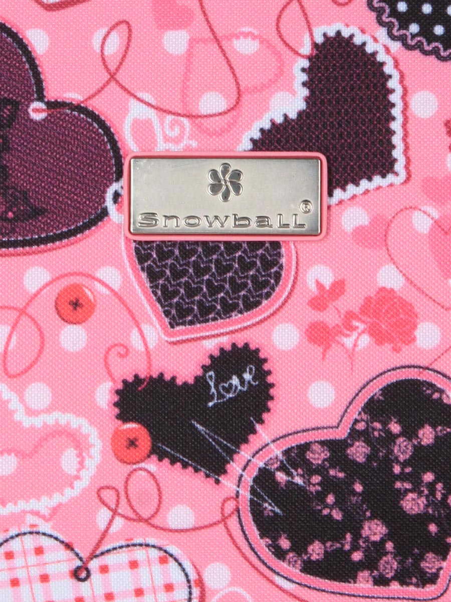 Cartable À roulettes Snowball Romantique Coeur 41 cm