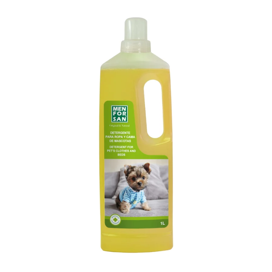 Detergente têxtil doméstico Menforsan para cães e gatos