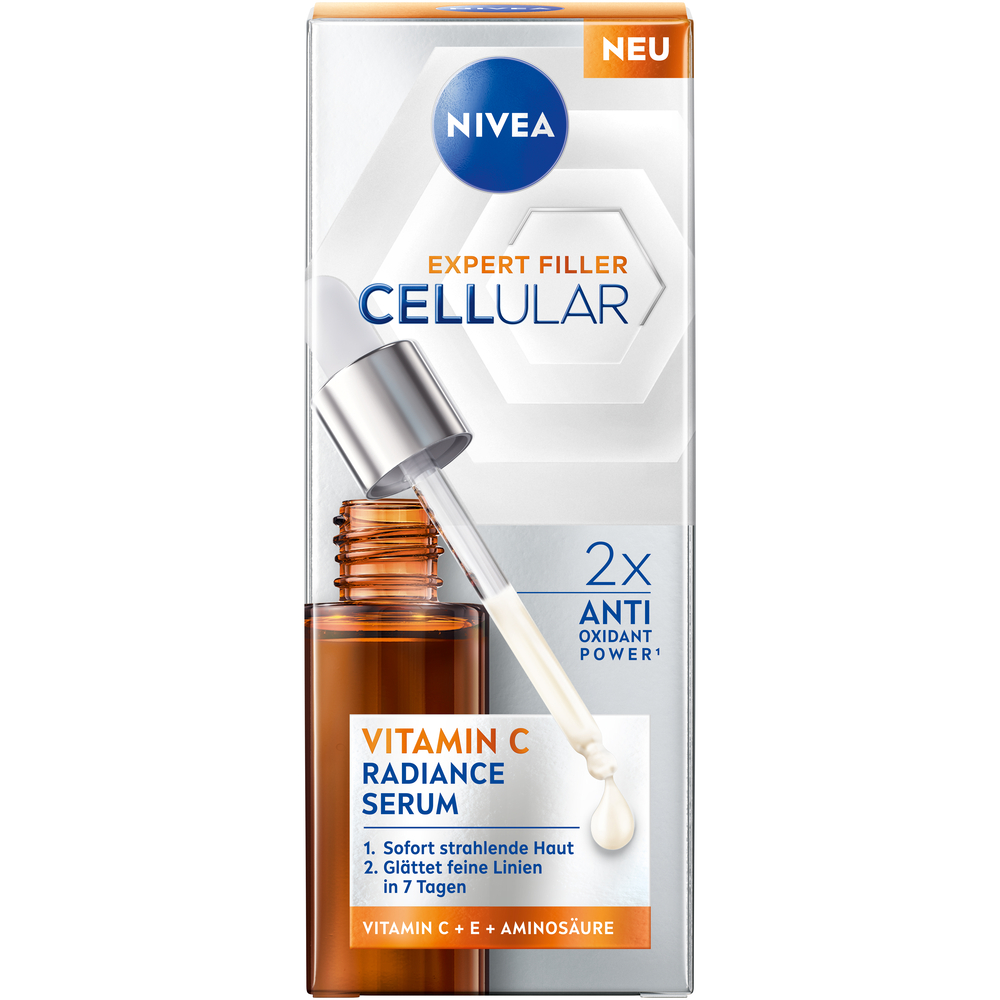 Nivea Cellular Expert Filler Serum<br>30 ml, Flasche, Vitamin C Radiance