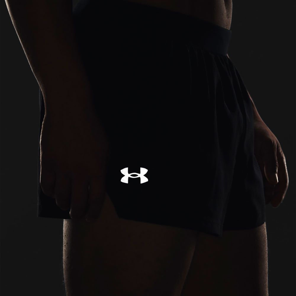 Under Armour LAUNCH SPLIT PERF - Short Homme noir