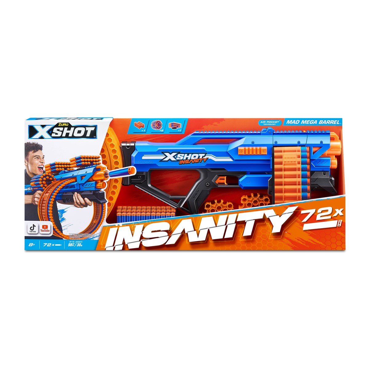X Shot Insanity Mad Mega Barrel