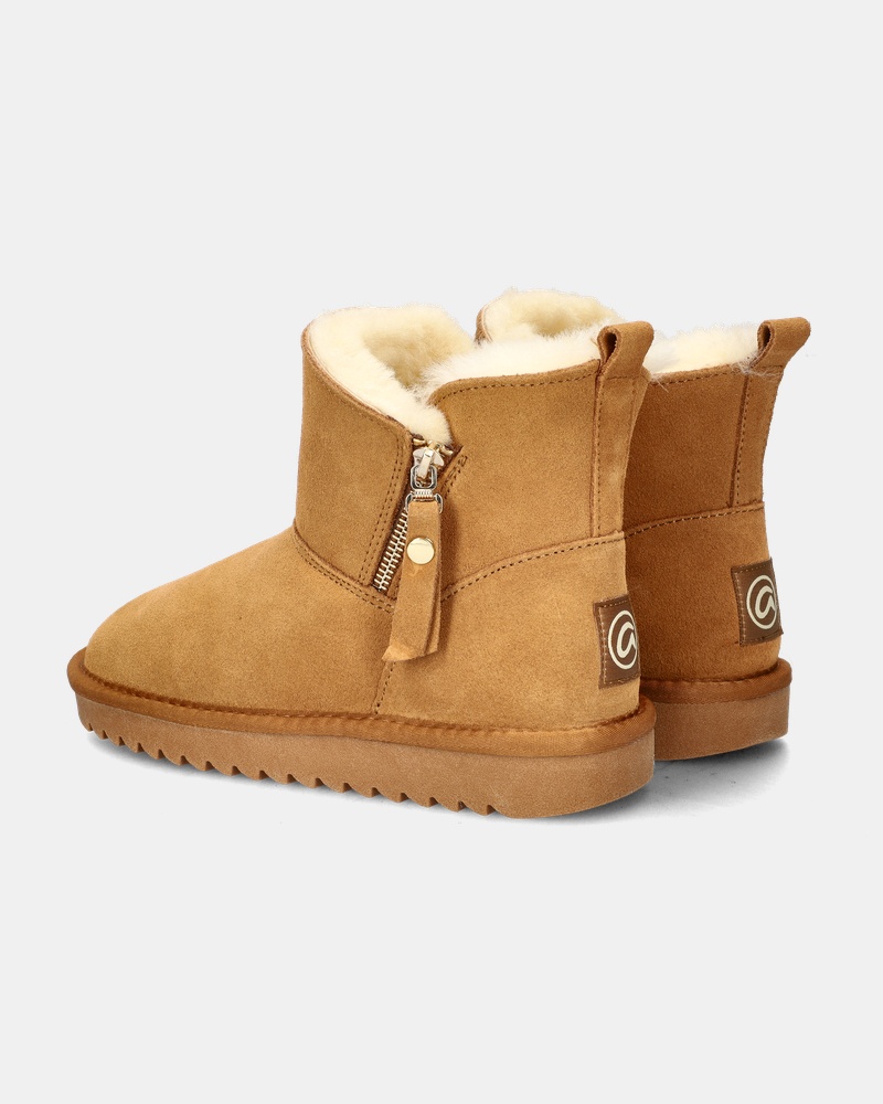 Ara Alaska Gevoerde boots  - cognac