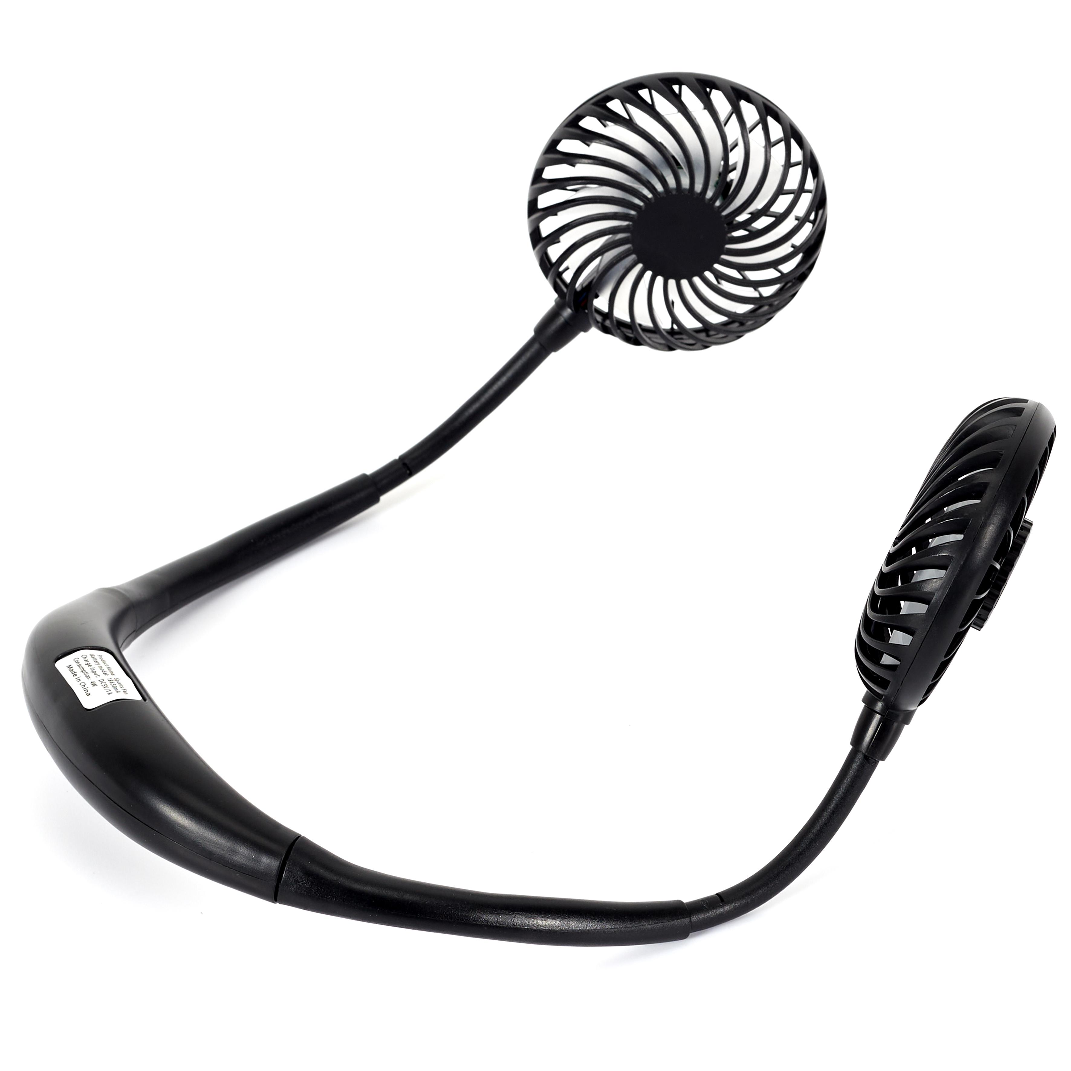 VENTILATEUR RECHARGEABLE TOUR DE COU LUMINEUX