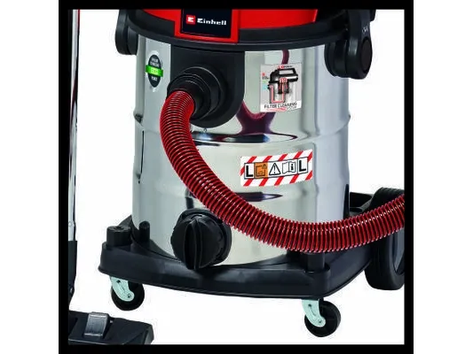 Einhell TE-VC 2025 SACL, 2200 W, Tromle vakuum, Tør&våd, 25 L, HEPA, Filtrering