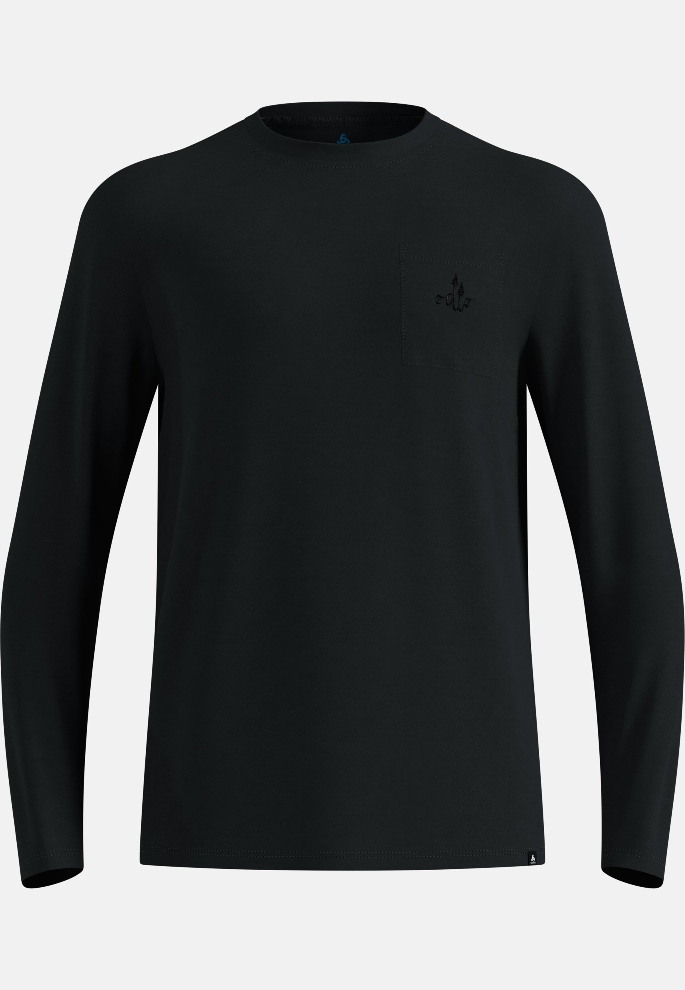 Ascent Merino 200 Langarmshirt mit Brusttasche in black