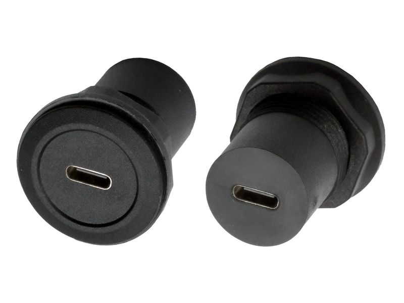 Exsys USB 3.1 Adapter USB-C Buchse - USB-C Buchse Einbau-Adapter USB-C Buchse zu Buchse, USB 3.2 Gen 1