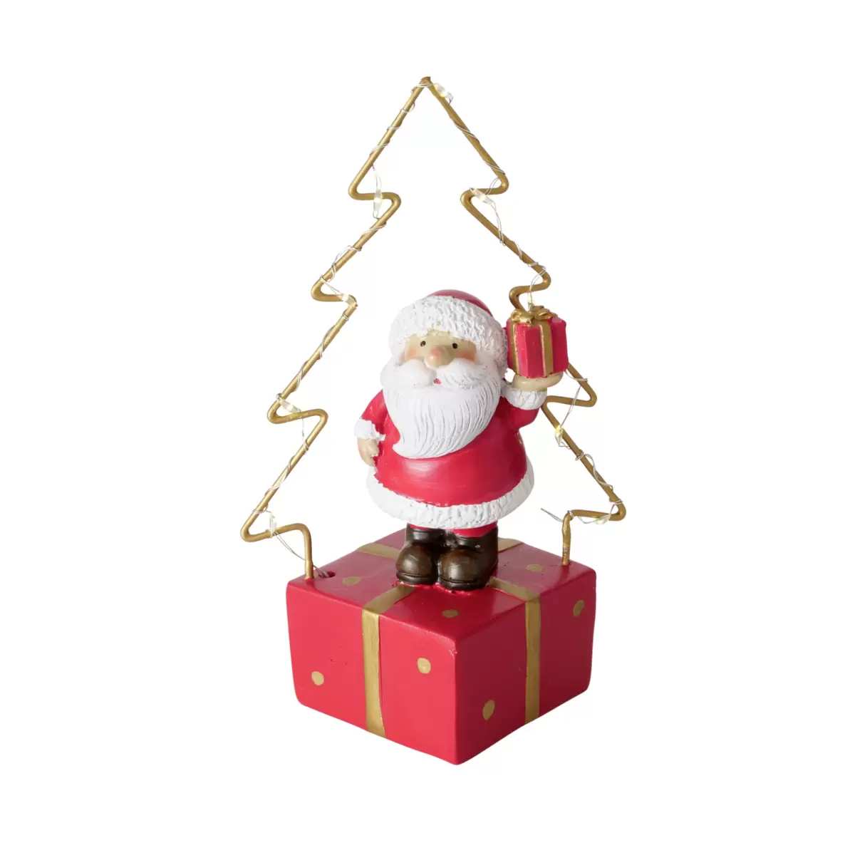 Weihnachtsmann mit LED Clausi Rot