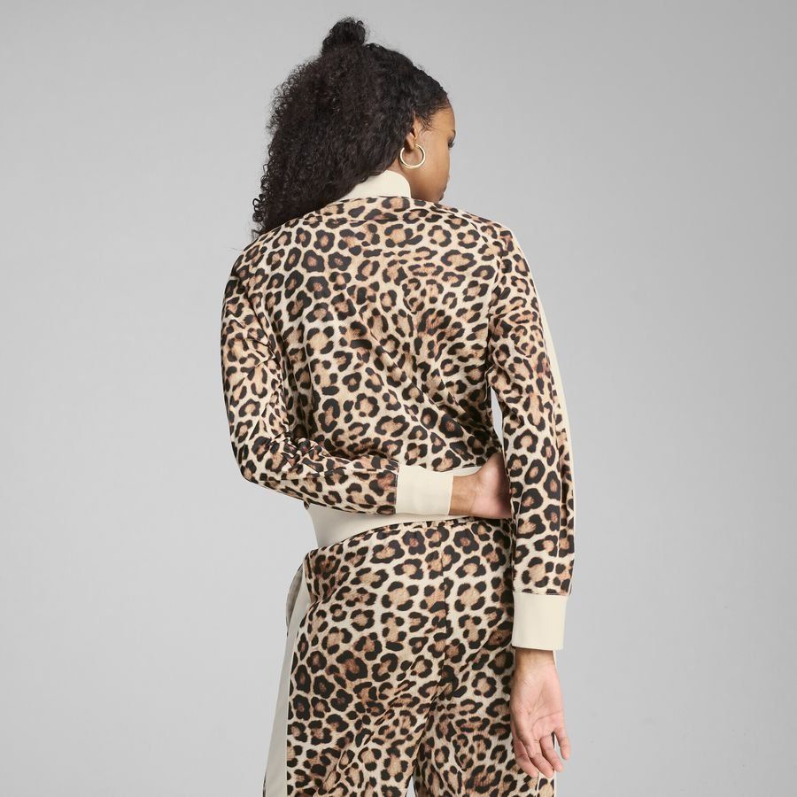 Puma T7 LEO LUXE Kurze Trainingsjacke mit Allover-Print